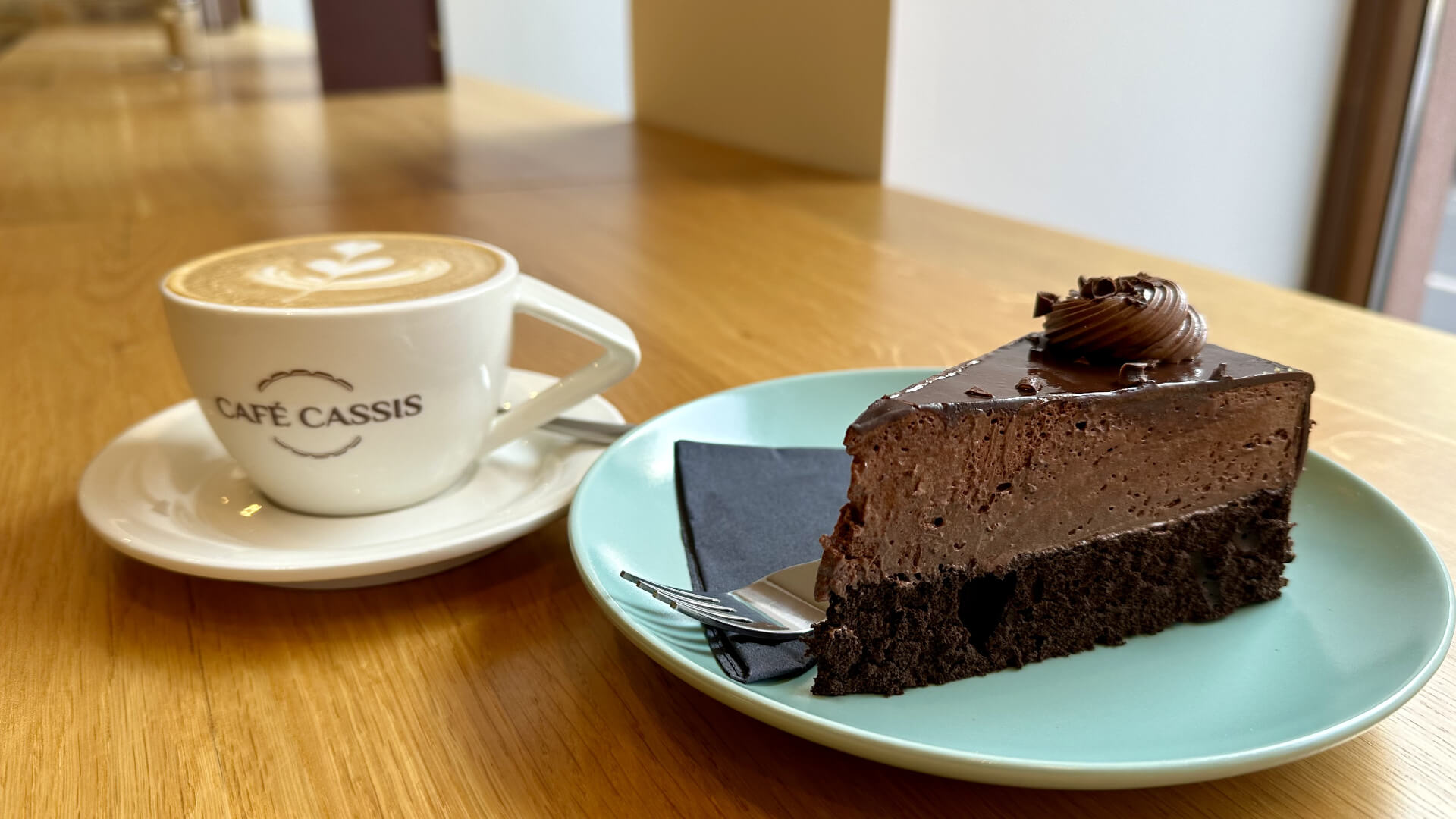 Čokoládový dort z Café Cassis